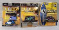 Three (3) New Sealed Jada Toys Volkswagen Beetle & Volkswagen Bus Diecast Model Cars . 1:64 Scale