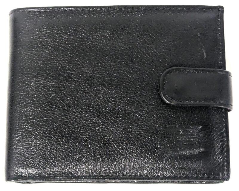 Bew Genuine Leather Men's Wallet With Spots For 4 Cards, Coin Pouch & 2 Spots For Cash, 4.75" &times; 4.75"