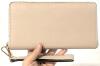 New Women's Large Clutch Purse With Spots For 8 Credit Cards. Button Pouch, Zippered Compartment & 2 Spots For Cash, 5" &times; 9.25"
