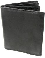 New Men's Faux Leather Wallet With Space For 11 Cards (Incl ID), Coin Pouch & 2 Sections for Cash, 3.5" &times; 4.25"