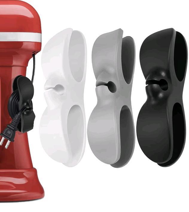 3 New Kitchen Appliance Cord Winder - Appliance Cord Organizer