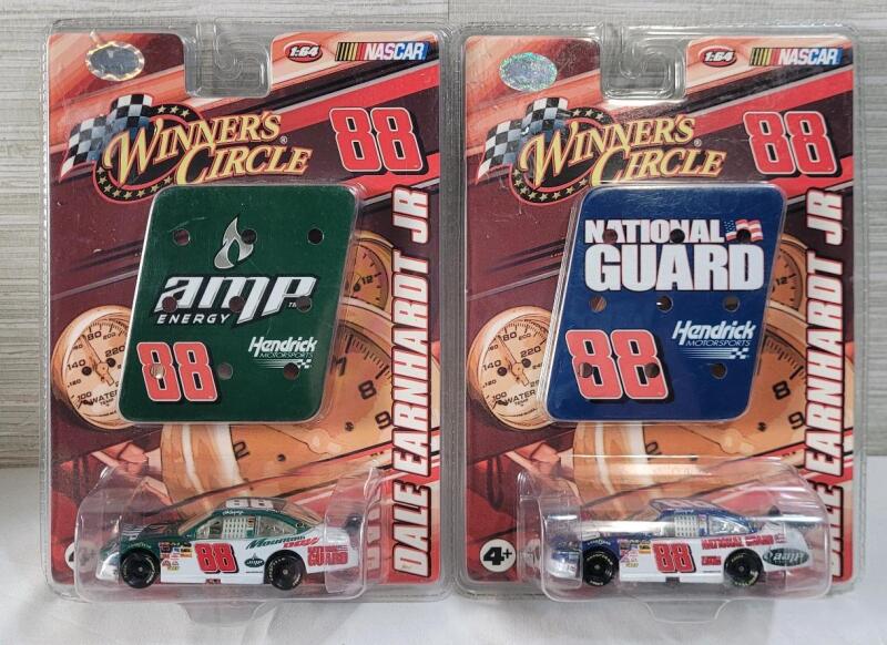 Two (2) Winner's Circle NASCAR Dale Earnhardt Jr. #88 Diecast Model Cars , 1:64 Scale . Sealed