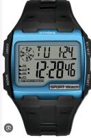 As New Men's Digital Watch Expedition Grid Shock Quartz PU Strap Tactical Rectangle Watches Sport Watch Military Army Hunting Hiking Watch with Stopwatch Alarm LED Backlight Countdown