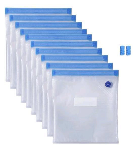 20 New Sous Vide Bags-BPA-Free Reusable Vacuum Seal Bags for Food Storage Food Freezing safe Reseal Vacuum Storage Bag for Sous Vide Cooking- 11 x 10.2"