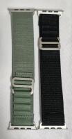 2 New Alpine Loop Watch Bands - Green & Black