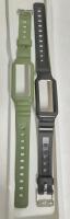2 New Halo View fitness Tracker Watch Bands - Olive Green and Black