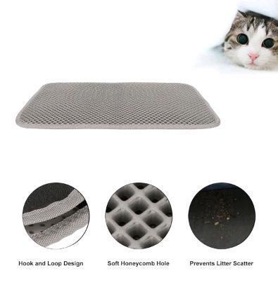 New Cat Litter Pad 11.8 by 11.8" Litter Trapping Mat with Double Layer Design