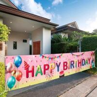 New Vudeco Happy Birthday Yard Banner