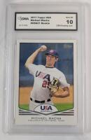 2011 Topps USA Michael Wacha #USA21 Rookie Graded Trading Card . GMA Graded GEM MT 10