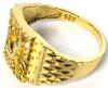 Size 10.5 Flying Eagle Ring Stamped 925 & 1/20 12K Gold-Filled S-Link Dainty Chain. 18" Long - 3