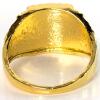 Size 10.5 Flying Eagle Ring Stamped 925 & 1/20 12K Gold-Filled S-Link Dainty Chain. 18" Long - 4