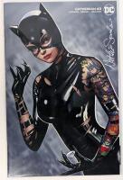 [SIGNED] DC comics CATWOMAN 43 (Szerdy Exclusive Minimal Trade Dress Variant Cover), Signed By Nathan Szerdy With Certificate of Authentication, From Artist's Private Collection