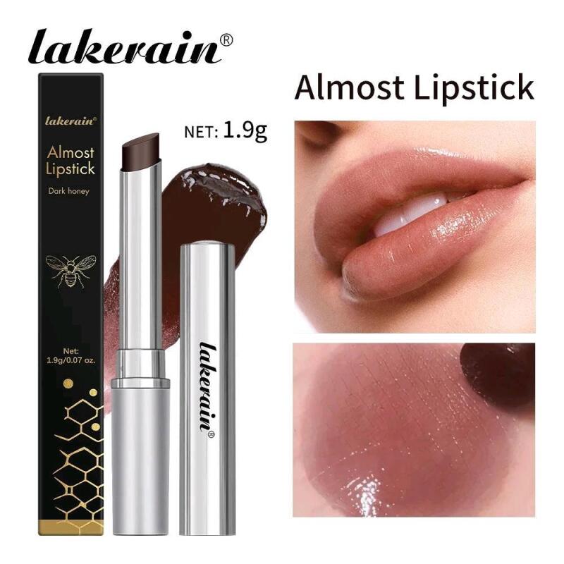 New Lakerain Black Honey Colorless Lip Balm Lipstick 1.9 grams Exp 2027-11-08