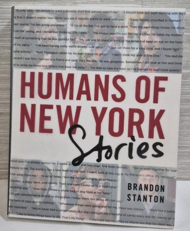 2015 First Edition Humans of New York Stories by Brandon Stanton Book - Hardcover