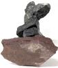 Vintage Thunder Bay Ontario Handmade Black Granite Stone Inukshuk, 5.75" Tall - 4