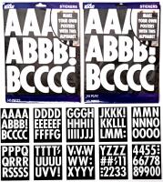2 New Packs Sticko Alphabet Stickers, Font: Futura Regular, Letters 2.75" Tall, 145 Pieces Per Pack, Make Your Own Posters!