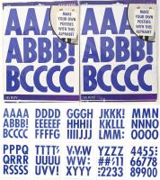 2 New Packs Sticko Alphabet Stickers, Font: Futura Regular, Letters 2.75" Tall, 145 Pieces Per Pack, Make Your Own Posters!