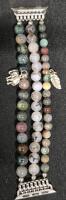 New Beaded/Charm Smart Watch Band - Stretch Band