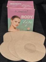 New Flancci Body Tape & 2 Silicone Nipple Covers & 10 Breast Lifter Stickers
