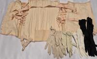 Vintage Women's Corset & Gloves
