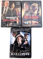3 New Sealed Bruce Willis Movie DVDs : Midnight In The Switchgrass, Out of Death, Marauders