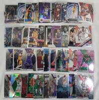 2019 - 21 NBA Basketball Trading Card Singles , 40 Trading Cards .