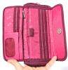 As-New LUG Ladies Wallet, Room For 20 Cards. 2 Sections for Cash. 3 Zippered Pockets. 10" Across - 3