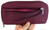 As-New LUG Ladies Wallet, Room For 20 Cards. 2 Sections for Cash. 3 Zippered Pockets. 10" Across - 4