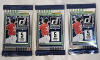 2025 Panini Donruss MLB Baseball Sealed Trading Card Wax Packs , Three (3) Sealed Packs