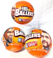 3 New Zuru 5-Surprise NBA BALLERS