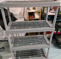 4 Tired Storage Shelf, 54.5" Tall.