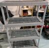 4 Tired Storage Shelf, 54.5" Tall.
