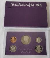 1985 USA Prood Coin Set in Case , Uncirculated