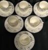 6 Vintage Noritake Buenavista Pattern Teacups & Saucers - Japan - 2