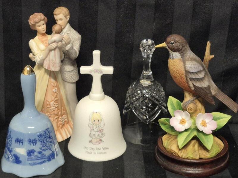 5 Vintage Collectible Figures & Bells