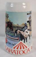 Vintage 1999 Saratoga Race Course Limited Edition Beer Stein . Measures 6 &frac34;" tall