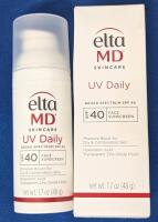 [See Desc] ELTA MD UV Daily 40SPF (Non-Tinted) Face Sunscreen, Hyaluronic Acid With Hydration Boost For Dry/Combination Skin, 48g, EXP 03/2026