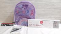 New Beauty Products, Including DIY Nail Tips, Lipstick, Makeup Bat & Weigjt Tweezers