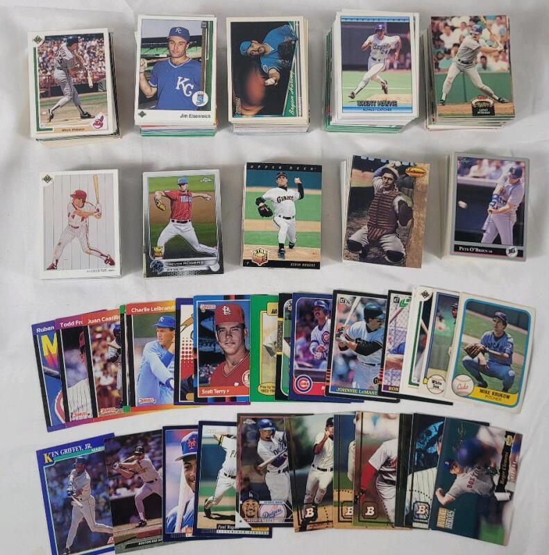 1981 - 2024 MLB Baseball Trading Card Singles , 725+ Trading Cards . Upper Deck , Score , Donruss