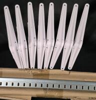 16 New Shelf Brackets (8) & Corner Brackets (8)