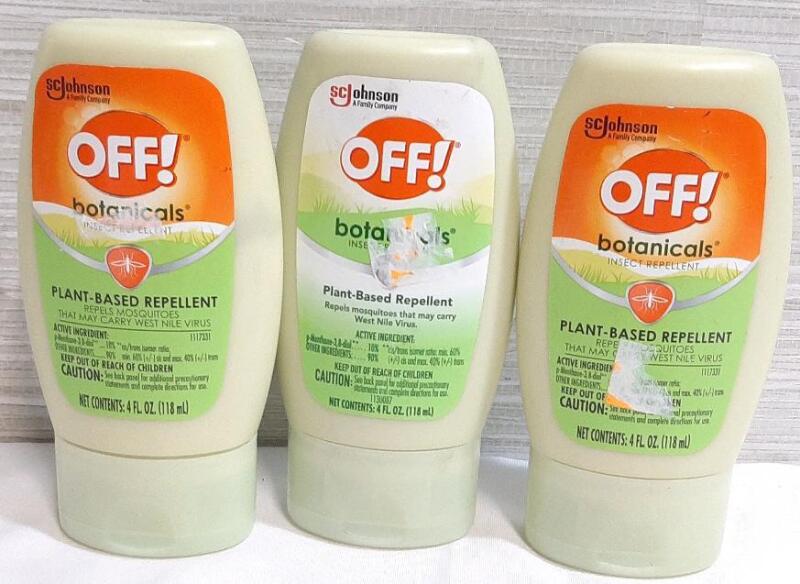 3 As New OFF Plant-Based Mosquito Repellant
