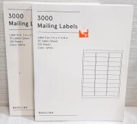 2 New Packs of 3000 Mailing Labels