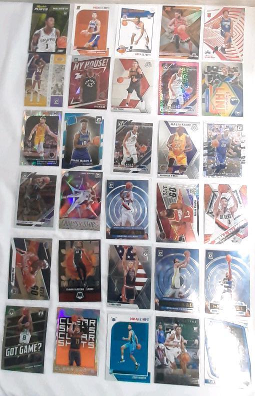 30 Good Condition Panini NBA Basketball Trading Cards