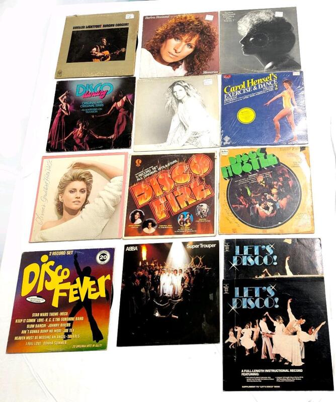 13 Vintage Records: Barbara Streisand, Gordon Lightfoot, ABBA, Disco & Carol Hensel's Exercise & Dance Volume 2