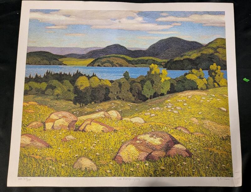 Print of "Lake Kashagawagamog" by AJ Casson (Group of Seven). NAC 307/1750. 24" by 20"