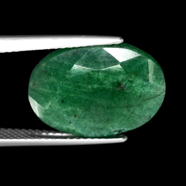 9.8 ct Certified Zambian Emerald gemstone ($14,700 Appraisal)