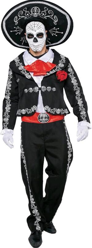 As-New Size XL Men's Spooktacular Creations DAY OF THE DEAD Costume