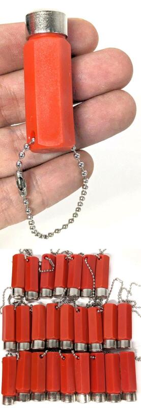 25 New Strong Keychain Magnets, 2" Long Each