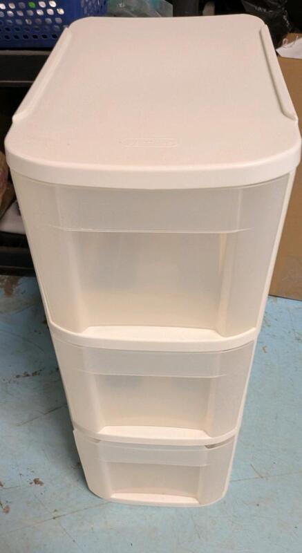 Sterilite 3 Drawer organizer. 24" Tall