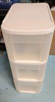 Sterilite 3 Drawer organizer. 24" Tall